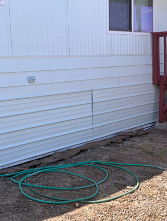 Mobile home in Central Point with new paint