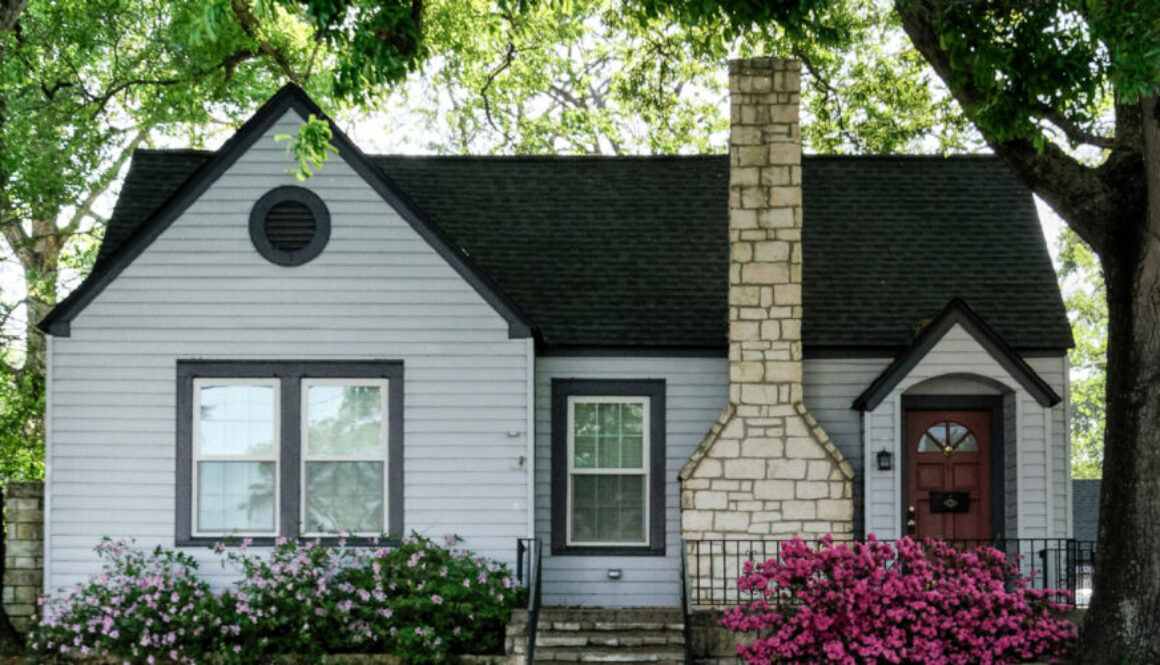 House with long lasting paint on it