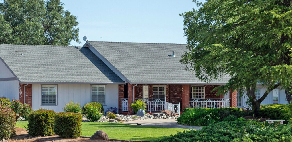 Exterior of a house showing no paint problems