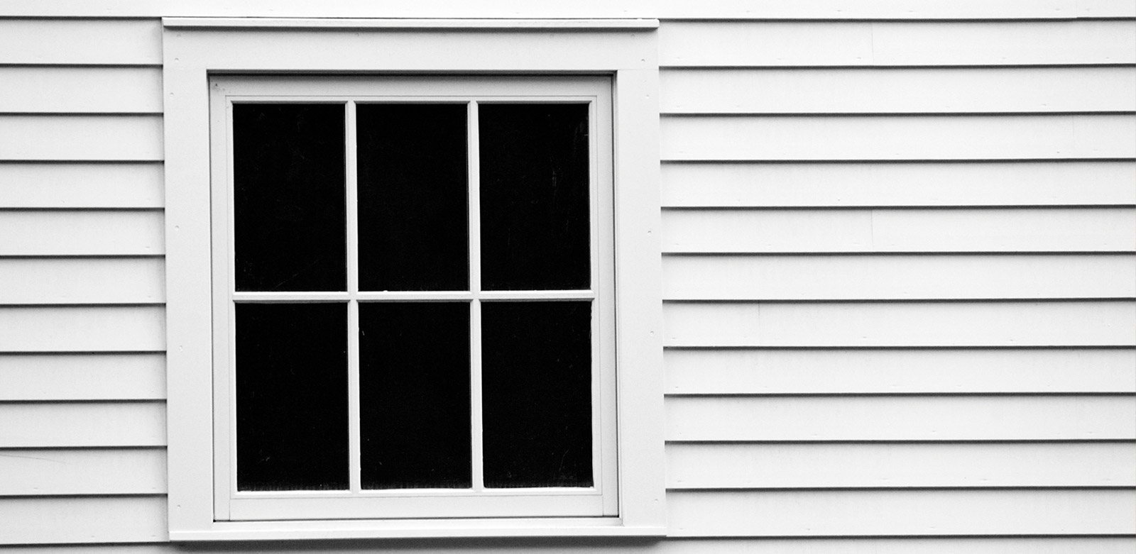 Clean vinyl siding on a house